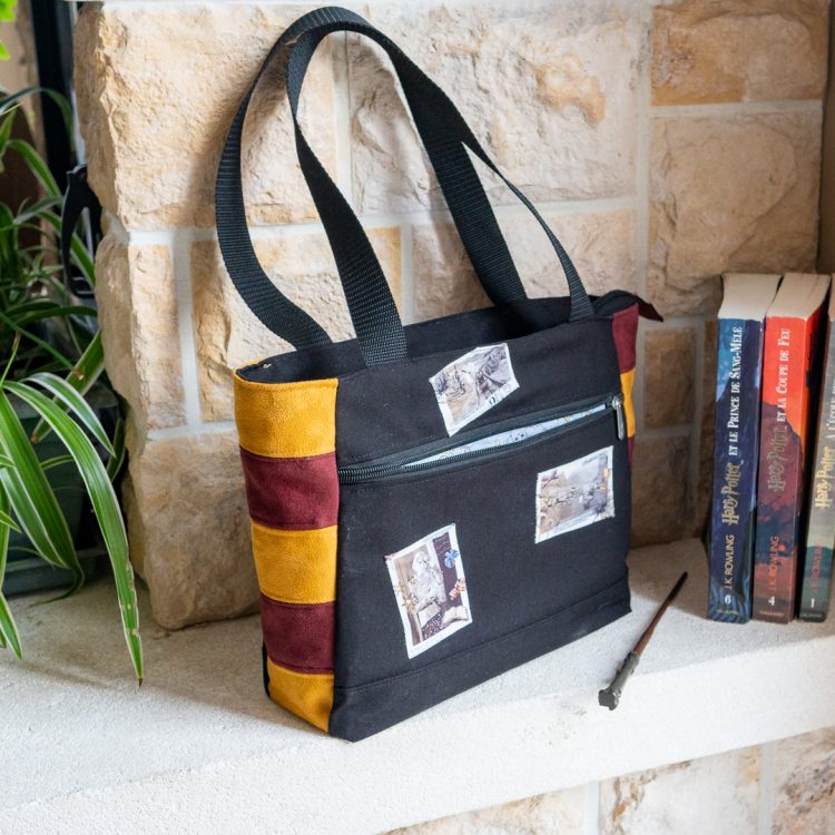 Illustration de l'article "Le sac cabas Cumin cousu aux couleurs d'Harry Potter"