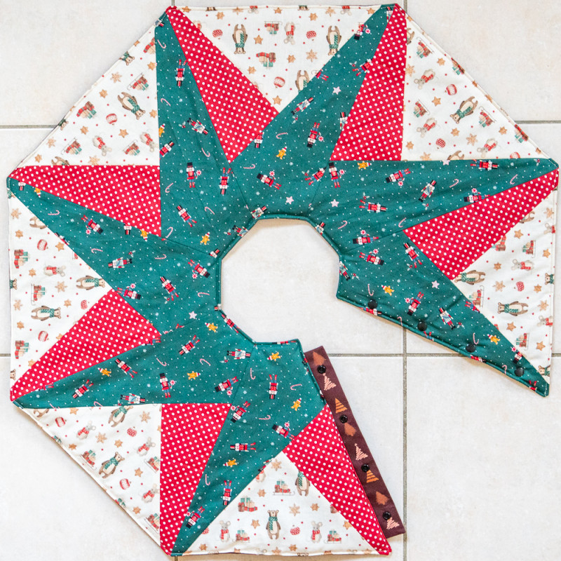 Collier De Jupe Pour Sapin De Noël - En Papier, Adapté Aux Arbres Artificiels De 1.8m, 2.3m, 2.7m