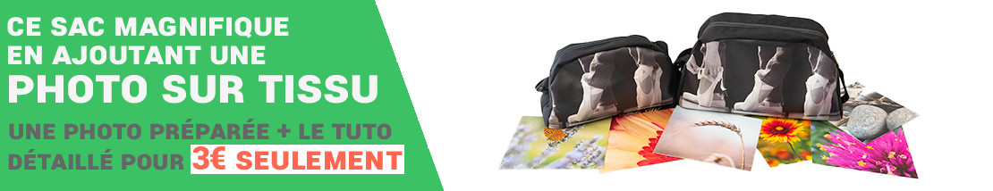 Ce sac magnifique avec une photo pour tissu 16/9